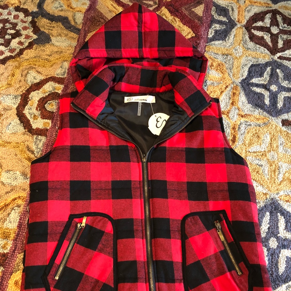 Plaid vest